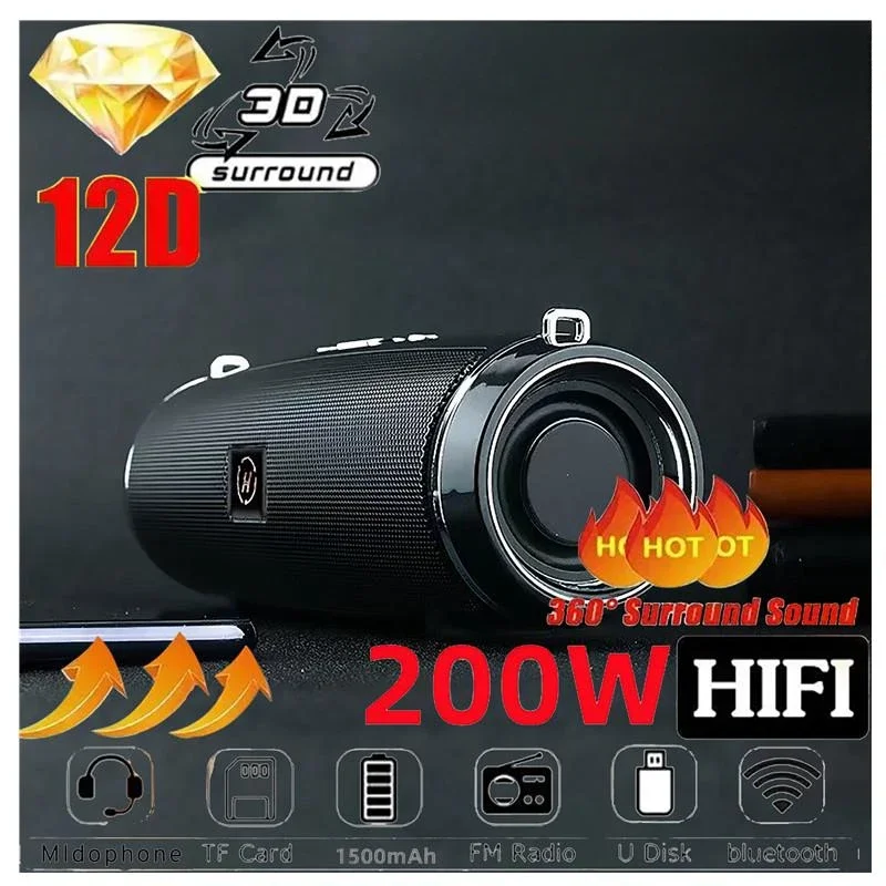 Holy Stone Drone Hs175 - Caixa De Som ポータブルワイヤレススピーカー Bluetooth 200