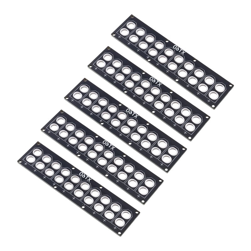 Drone Battery Parallel Board - ABNR XT60用パラレル充電プレート 5個入り 10ポートPCB溶接分配ボード FPVドローン・航空機用リポバッテリー用