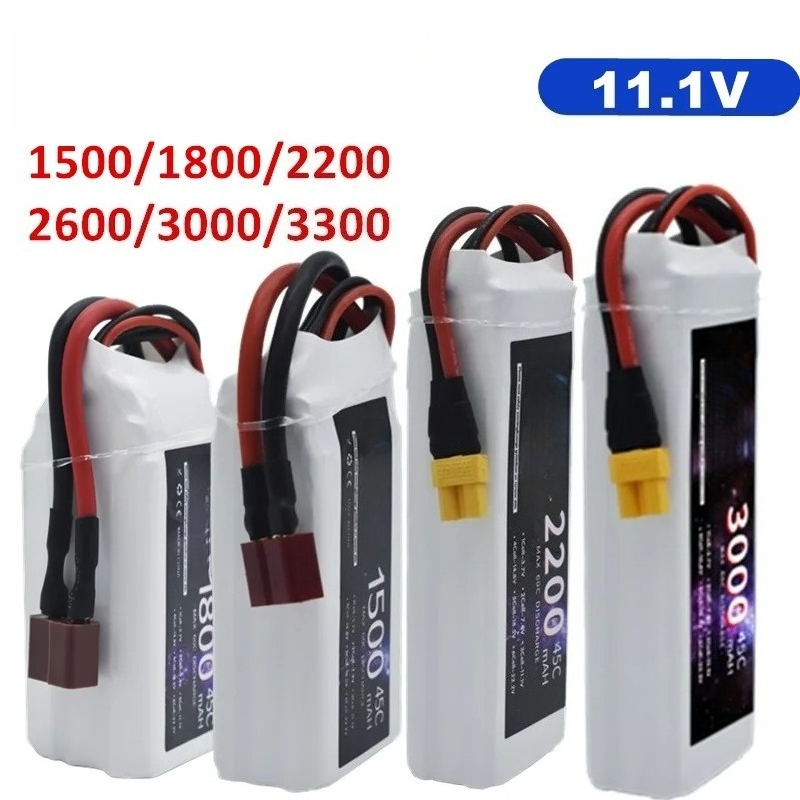 Drone Battery Li-Ion - リポバッテリー 3S 1500mAh 1800mAh 2200mAh 2600mAh