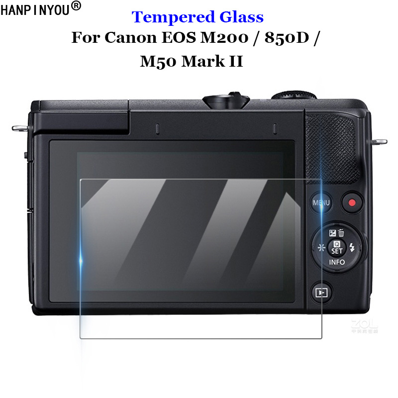 Canon Camera Eos M50 Mark Ii - Canon eos g7x3 m200/850d m50 markii用の傷防止強化ガラス9h2.5dカメラlcdスクリーンプロテクター保護フィルム