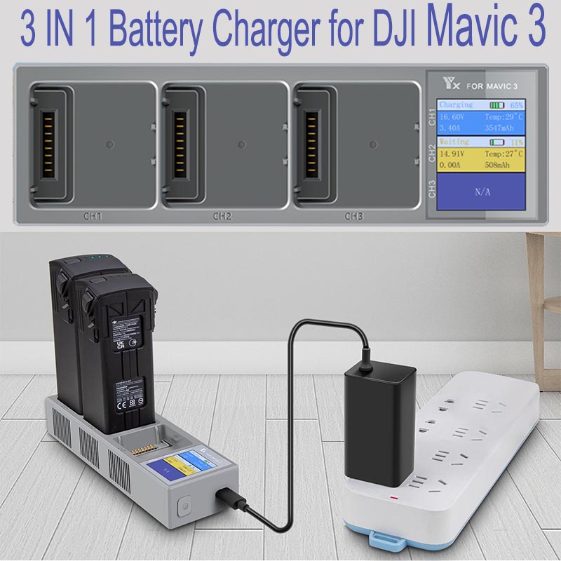 Drone Battery Parallel Board - ドローン用3 in 1充電器,バッテリー充電ベース付き充電器,並列充電,ディスプレイ部品付き
