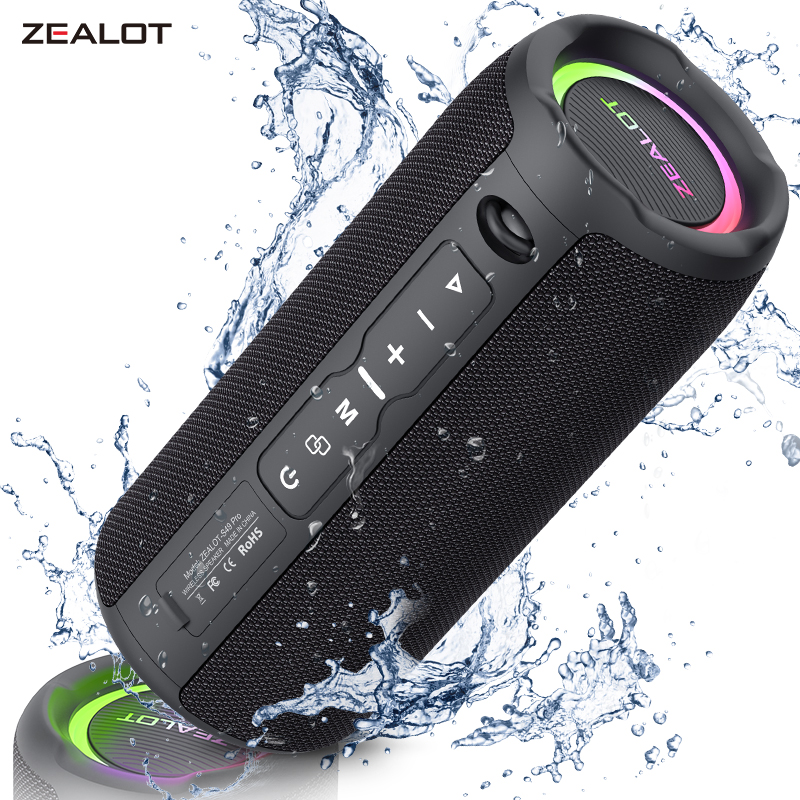 Holy Stone Drone Hs175 - Zealot s49proポータブルBluetoothスピーカー20w ipx6防水パワフルサウンドボックスバスブーストデュアルペアリング真のワイヤレススピーカー
