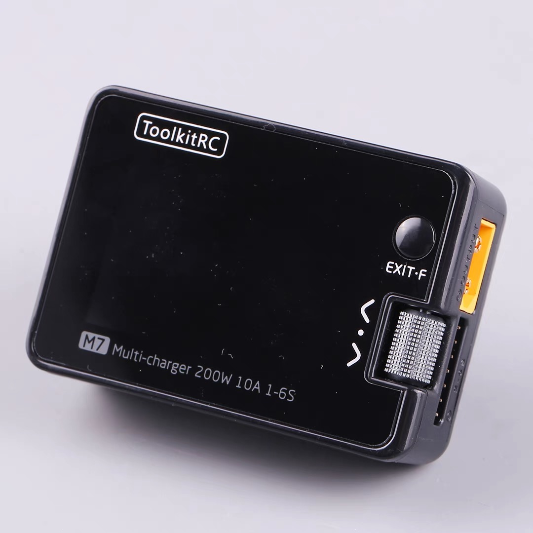 Drone Battery Voltage Checker - ToolkitRC M7 200W 10A DC 充電器エクスクリーター電圧サーボチェッカー信号テスター
