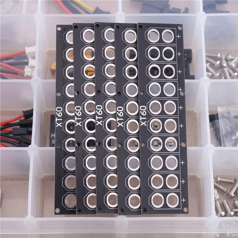 ABNR XT60用パラレル充電プレート 5個入り 10ポー - Drone Battery Parallel Board のレビューと価格