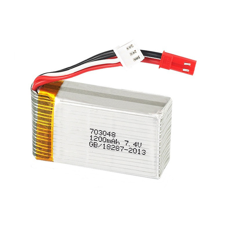 リポバッテリー 2S 7.4V 1200mAh 703048 - Drone Battery Li-Ion のレビューと価格
