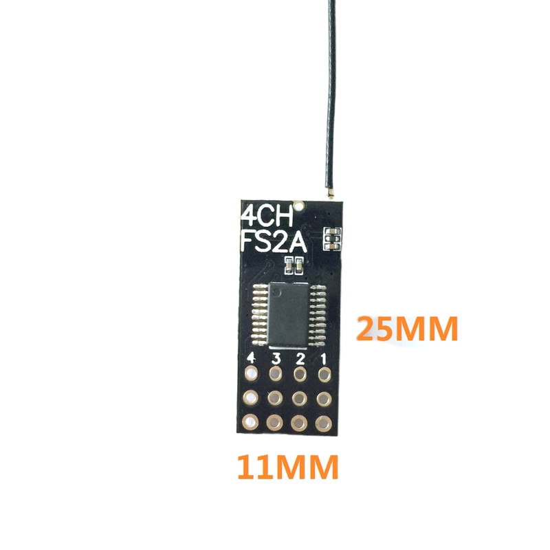 Flysky FS2A ミニレシーバー 4CH AFHDS  - Drone Battery Lipo のレビューと価格