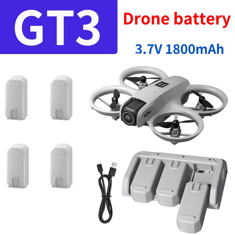 GT3 ミニドローンバッテリー充電器オリジナル 3.7V 1 - Drone Battery Li-Ion のレビューと価格