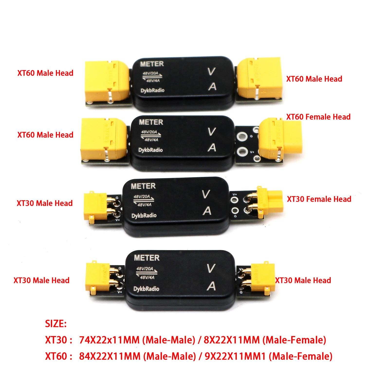 USB XT60 XT30 電圧計電流計双方向 DC 48V - Drone Battery Voltage Checker のレビューと価格