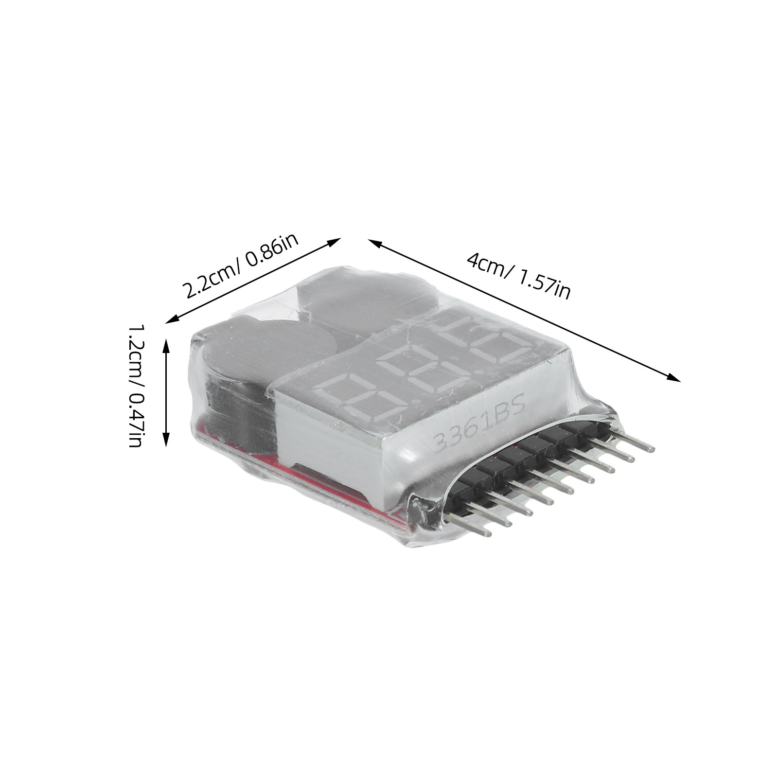 2個入り リポバッテリー電圧テスター チェッカー ブザーアラ - Drone Battery Voltage Checker のレビューと価格