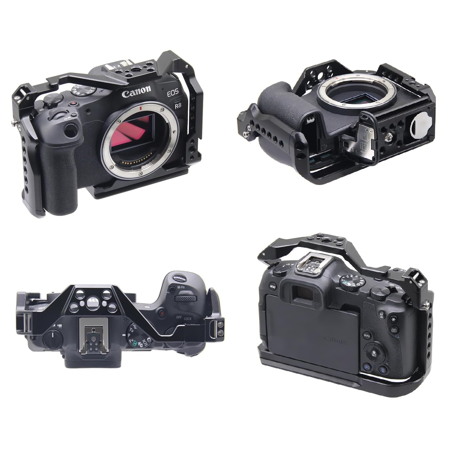 保護フレーム カメラケージ Canon EOS R8用 アル - Canon Camera Eos R8 のレビューと価格