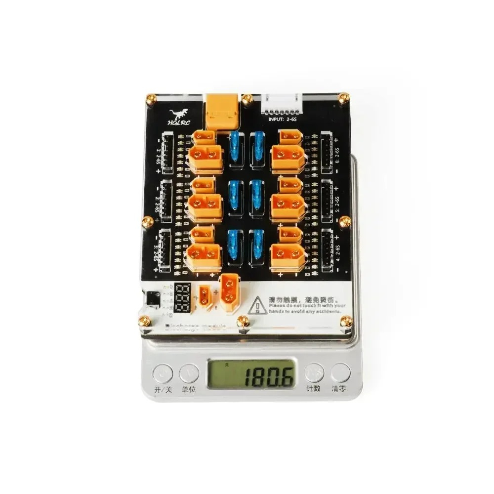 HGLRC Thor Pro 6ポートLiPoバランスチャー - Drone Battery Parallel Board のレビューと価格