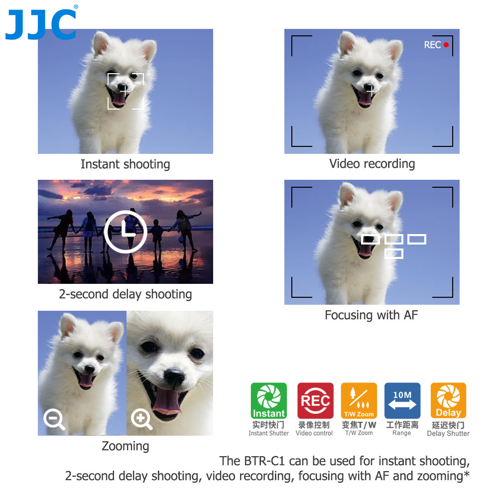 JJC BR-E1 Bluetoothリモコン Canon  - Canon Camera Eos R8 のレビューと価格