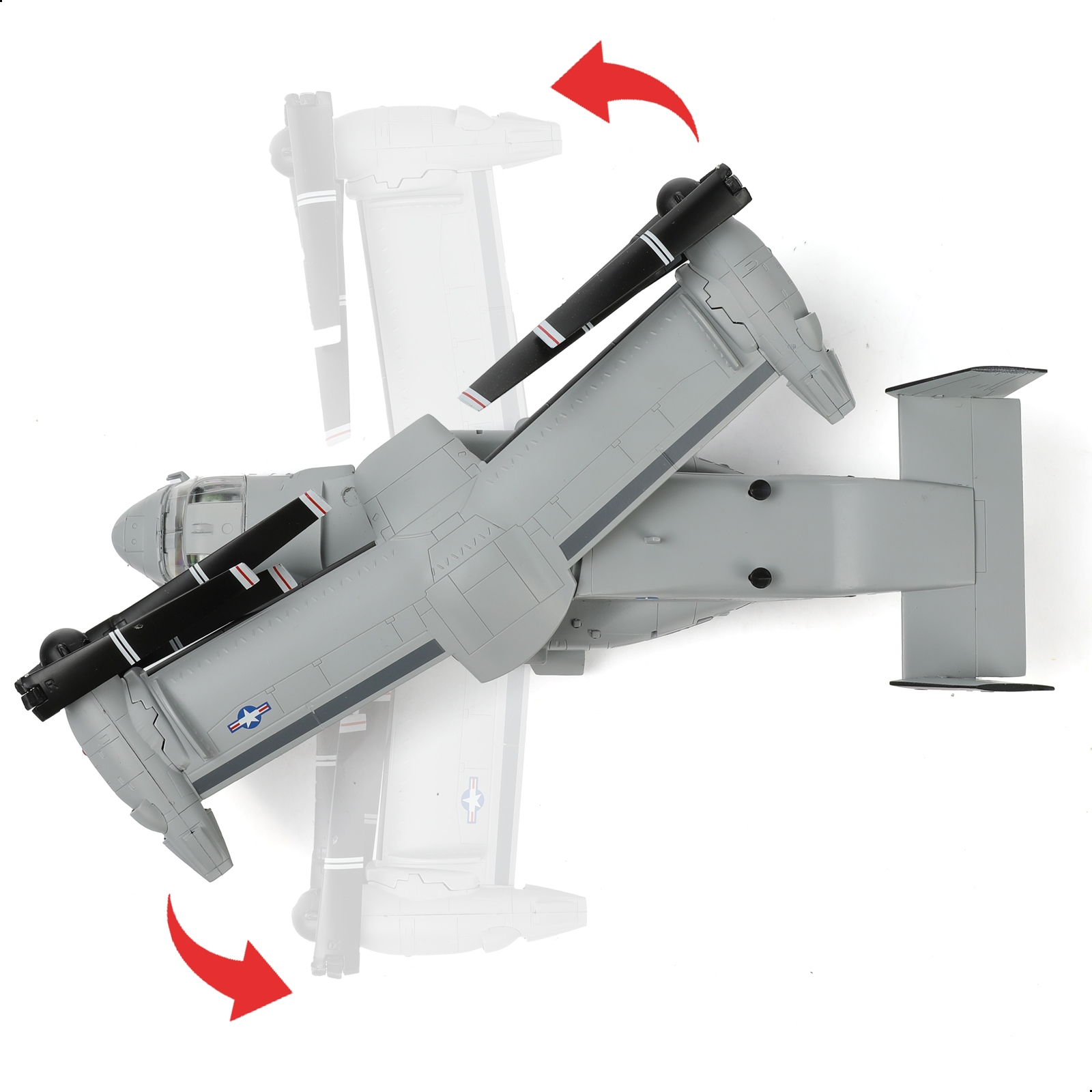 NUOTIE 1/72 米海軍 VMMT-204 V-22  - Jjrc Drone X12 のレビューと価格