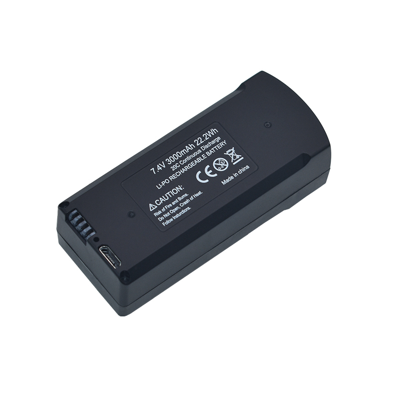GPS V198 7.4V 3000mAh バッテリー RC - Drone Battery Lipo のレビューと価格