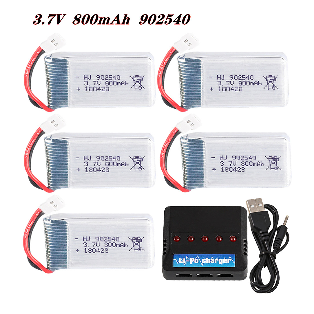 3.7V 800mAh 902540 25C リポバッテリー - Drone Battery Lipo のレビューと価格